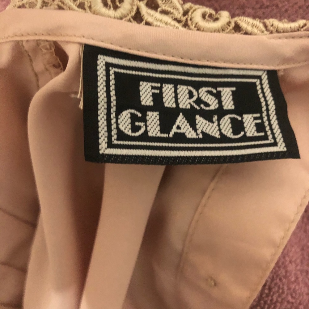 Vintage Blush Pink Blouse - Picture 4 of 4